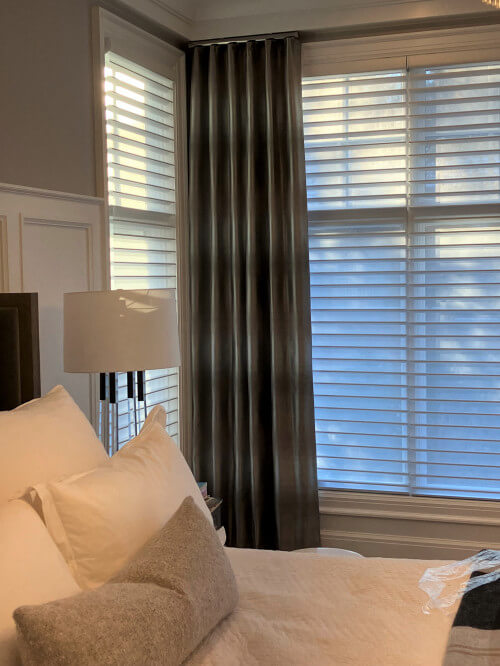 Ripplefold stationary panels and elegant sheer shades