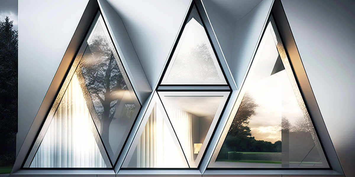 triangular window shades