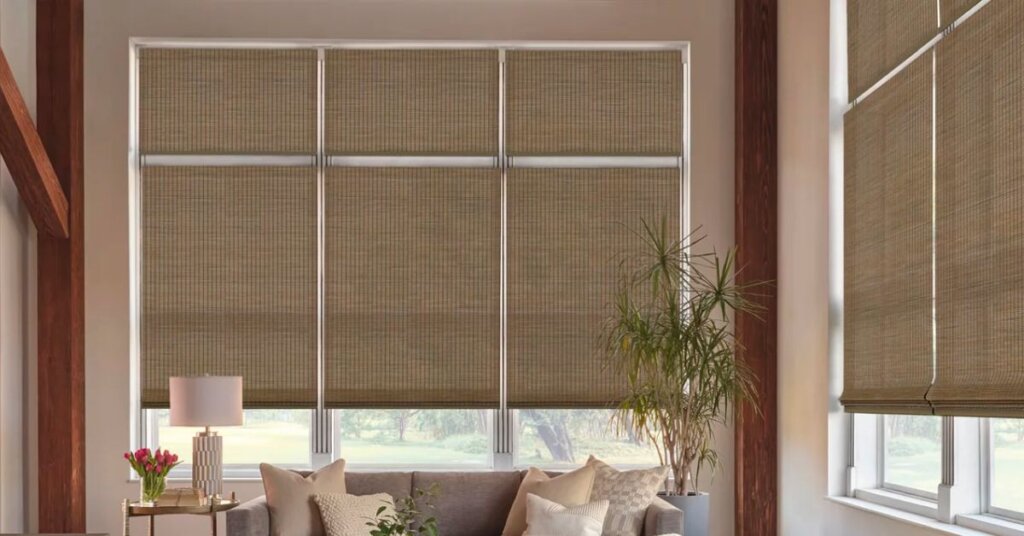 Enhance Style with Woven Wood Blackout Shades
