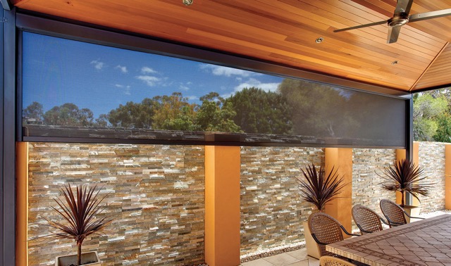 OpenLight Exterior Shades help prevent greenhouse effect