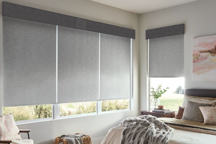 Install cordless roller blind