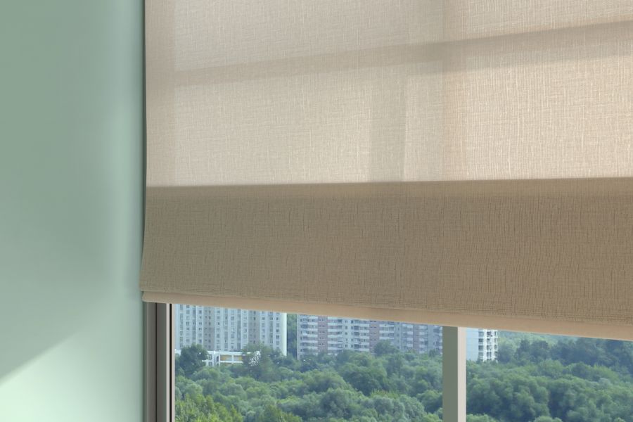 How to fix a roller shade that won't stay down?